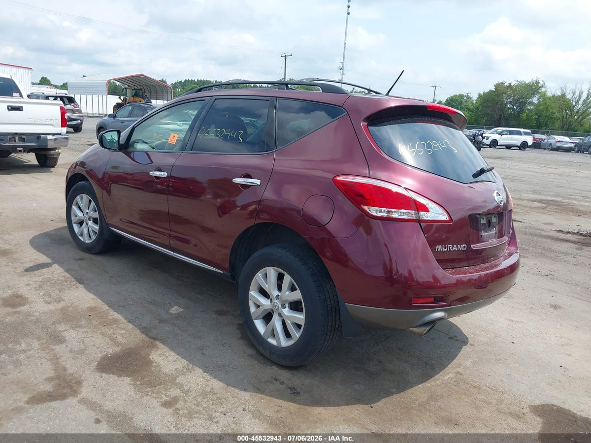 2012 NISSAN MURANO SL — снимка 3