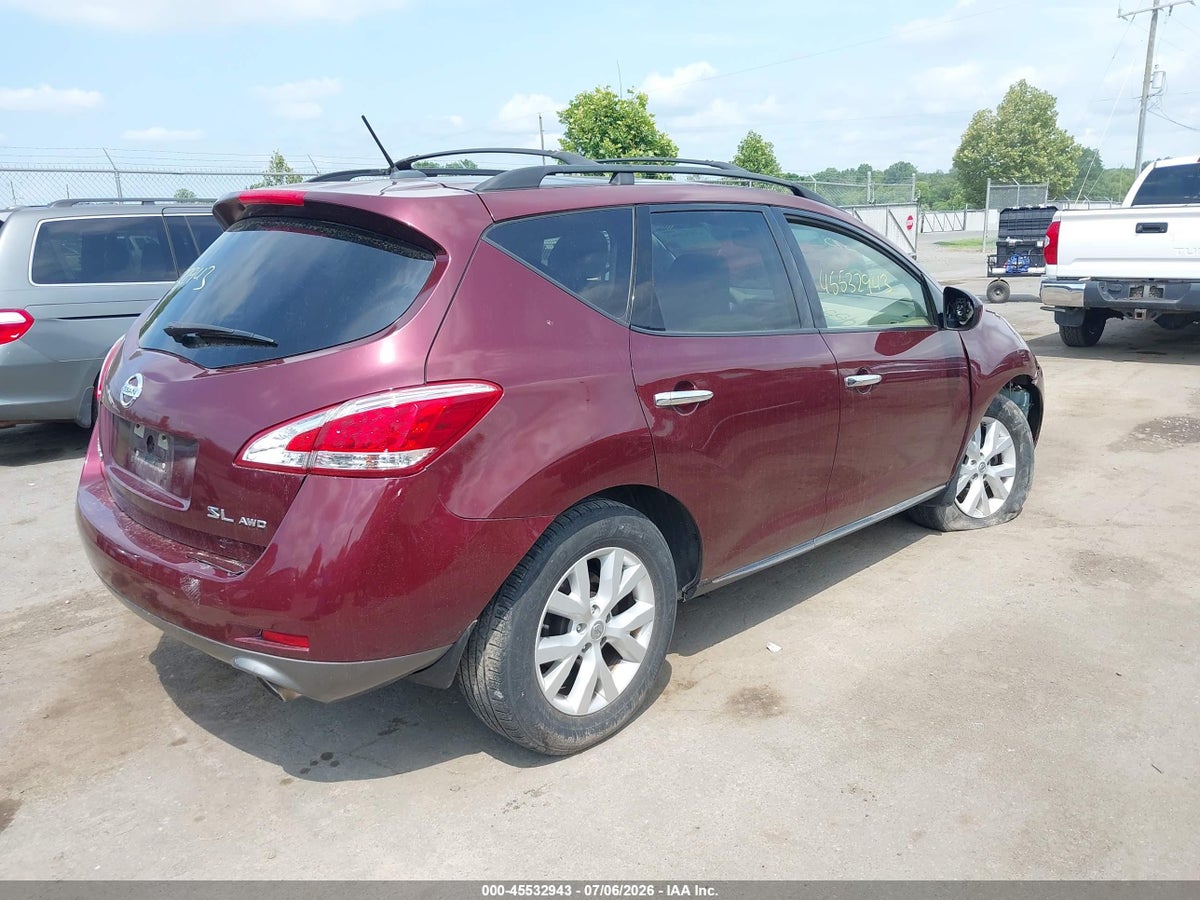 2012 NISSAN MURANO SL — снимка 4