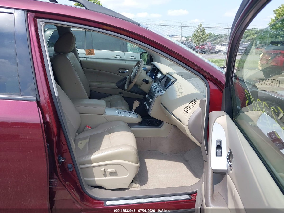 2012 NISSAN MURANO SL — снимка 5
