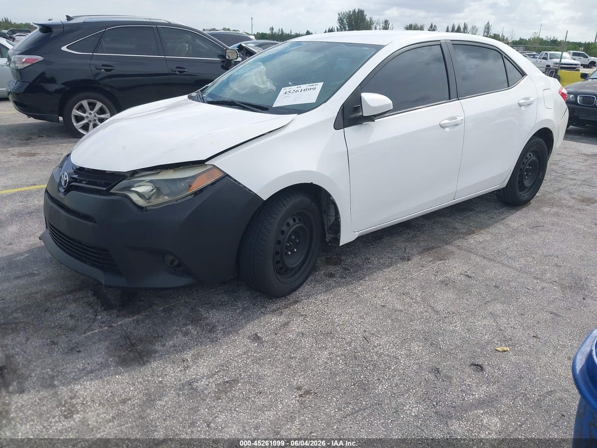 2015 TOYOTA COROLLA LE — снимка 2