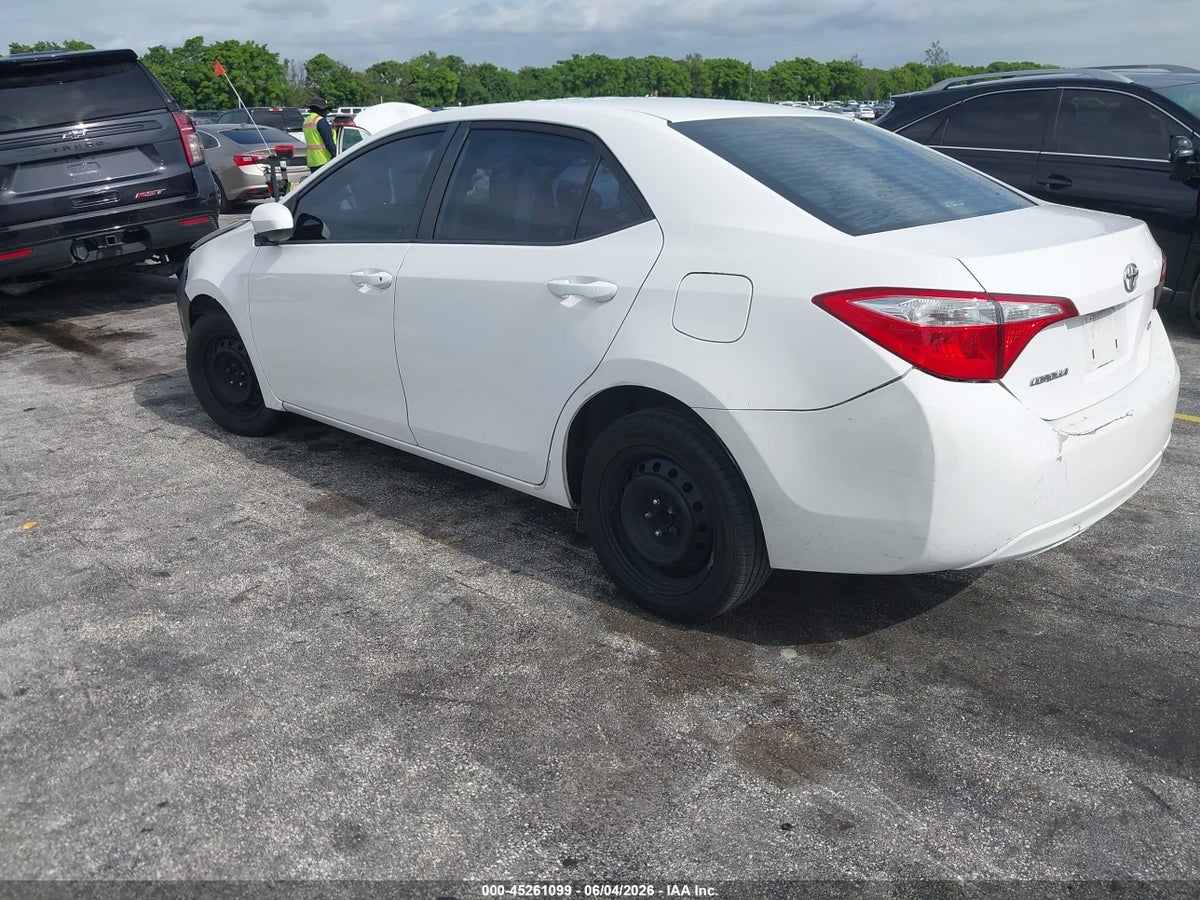 2015 TOYOTA COROLLA LE — снимка 3