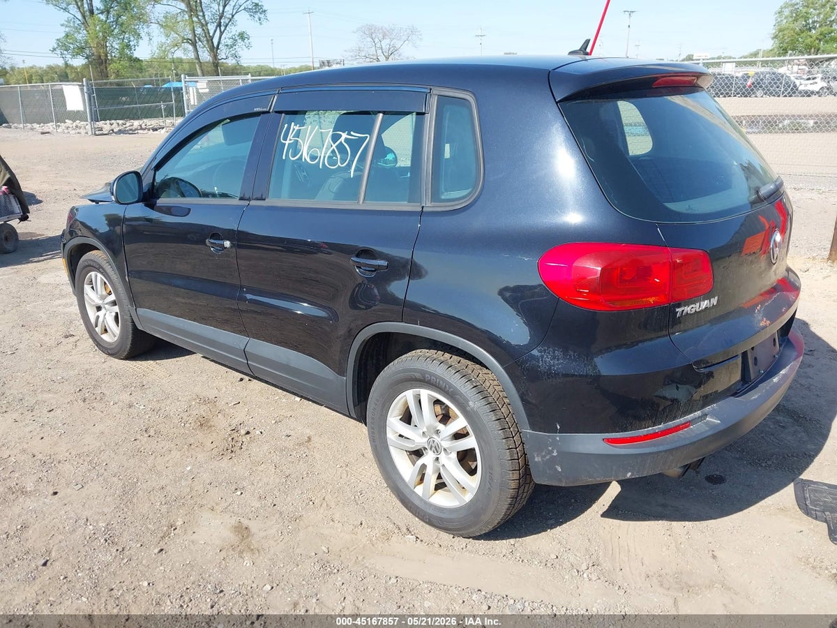 2013 VOLKSWAGEN TIGUAN S — снимка 3