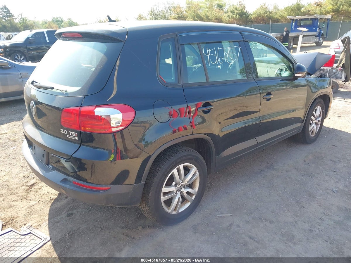 2013 VOLKSWAGEN TIGUAN S — снимка 4