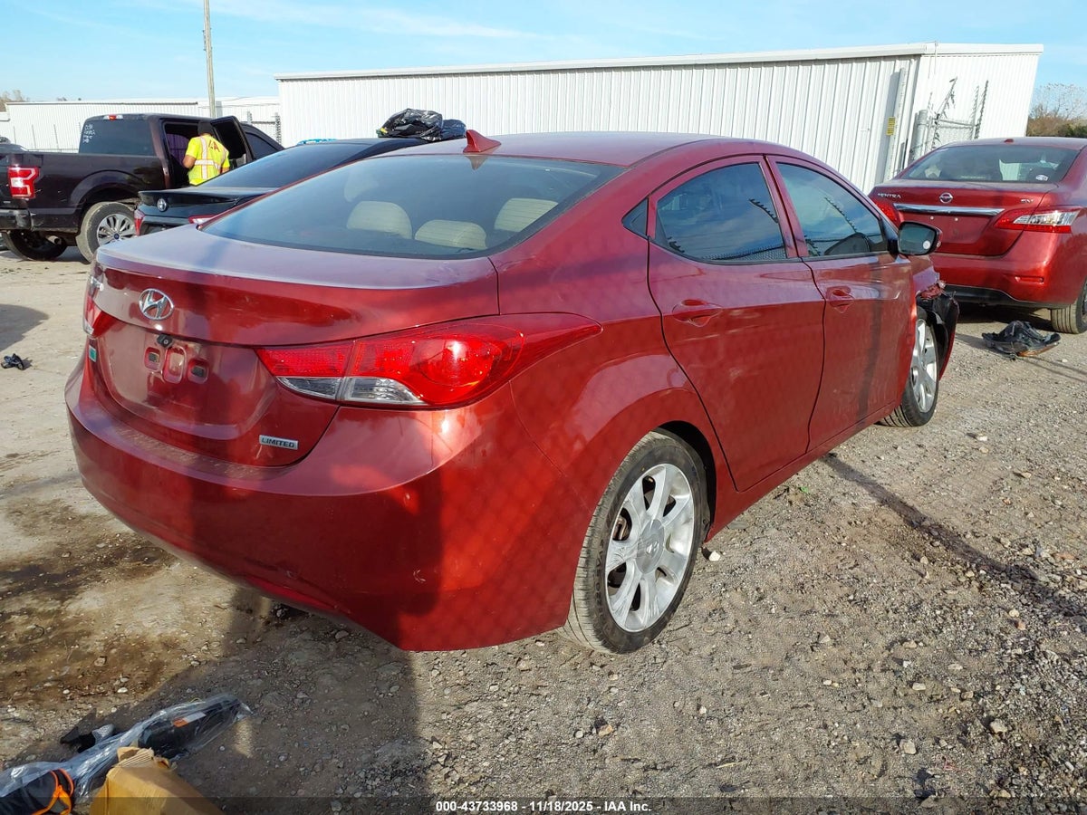 2012 HYUNDAI ELANTRA LIMITED (ULSAN PLANT) — снимка 4