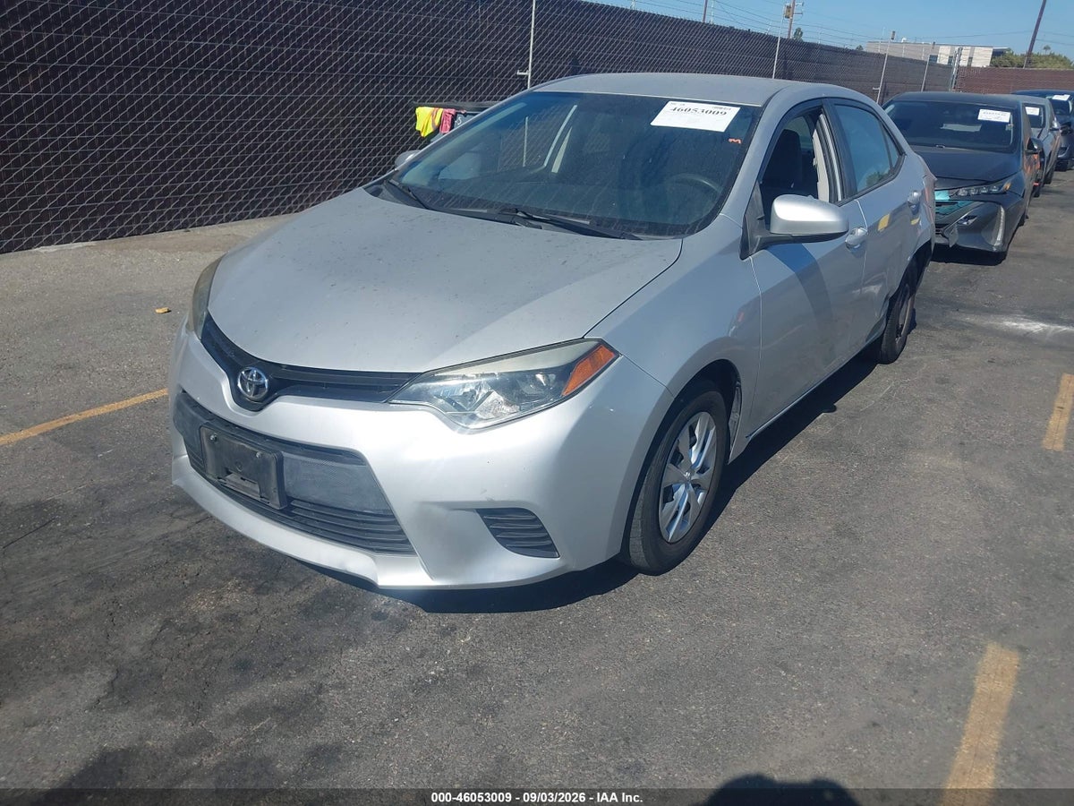 2015 TOYOTA COROLLA L — снимка 2
