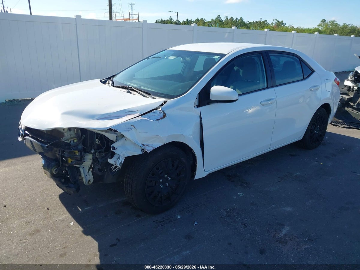 2014 TOYOTA COROLLA LE — снимка 2