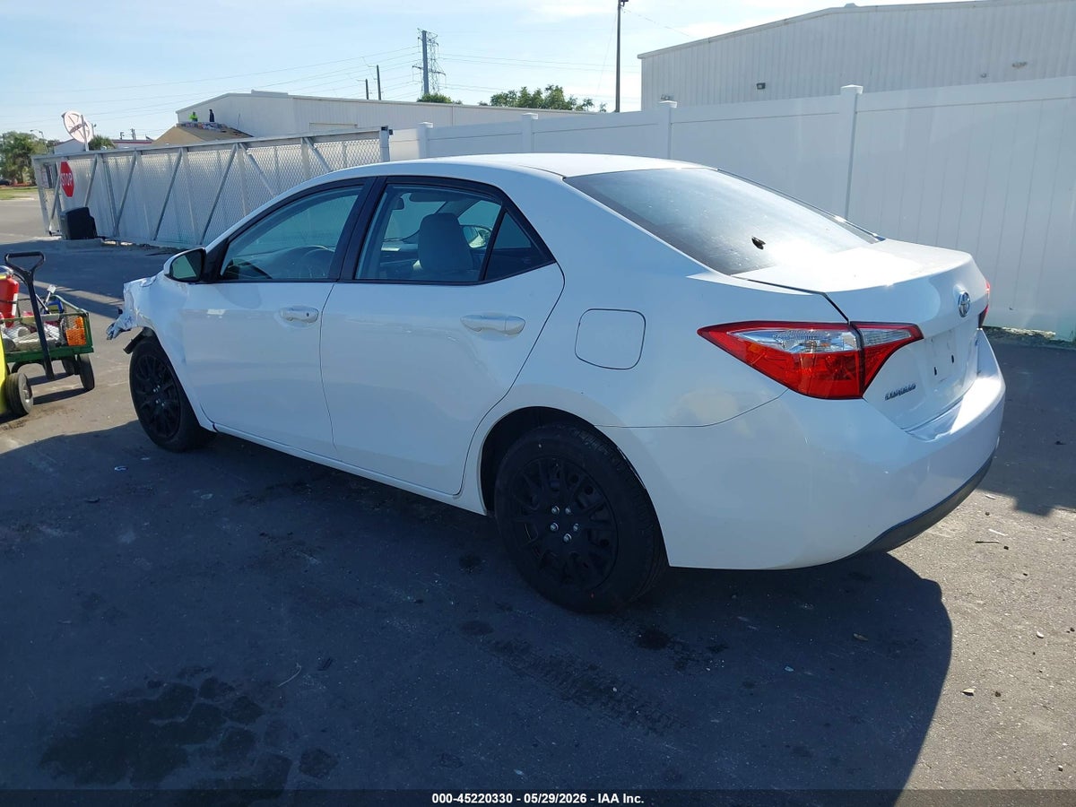 2014 TOYOTA COROLLA LE — снимка 3