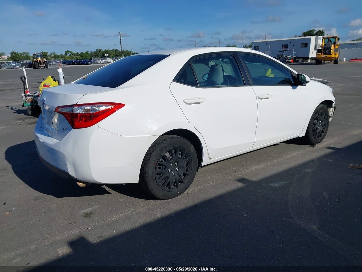 2014 TOYOTA COROLLA LE — снимка 4