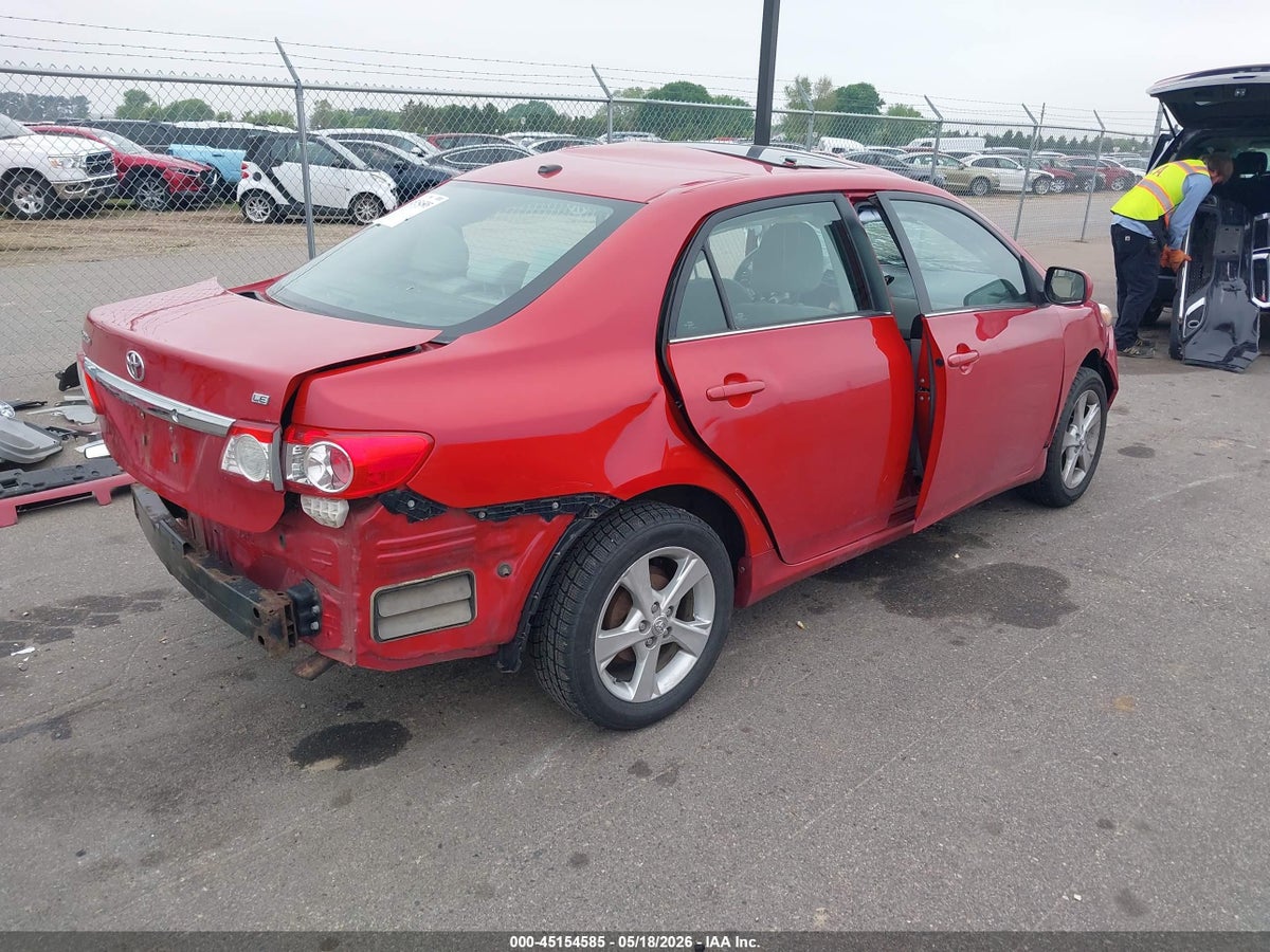 2013 TOYOTA COROLLA LE — снимка 4