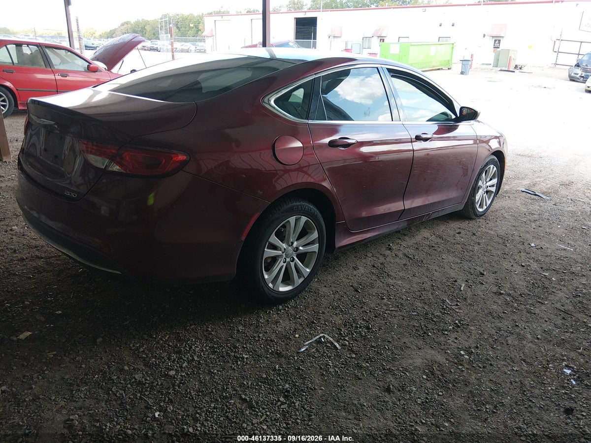 2015 CHRYSLER 200 LIMITED — снимка 4