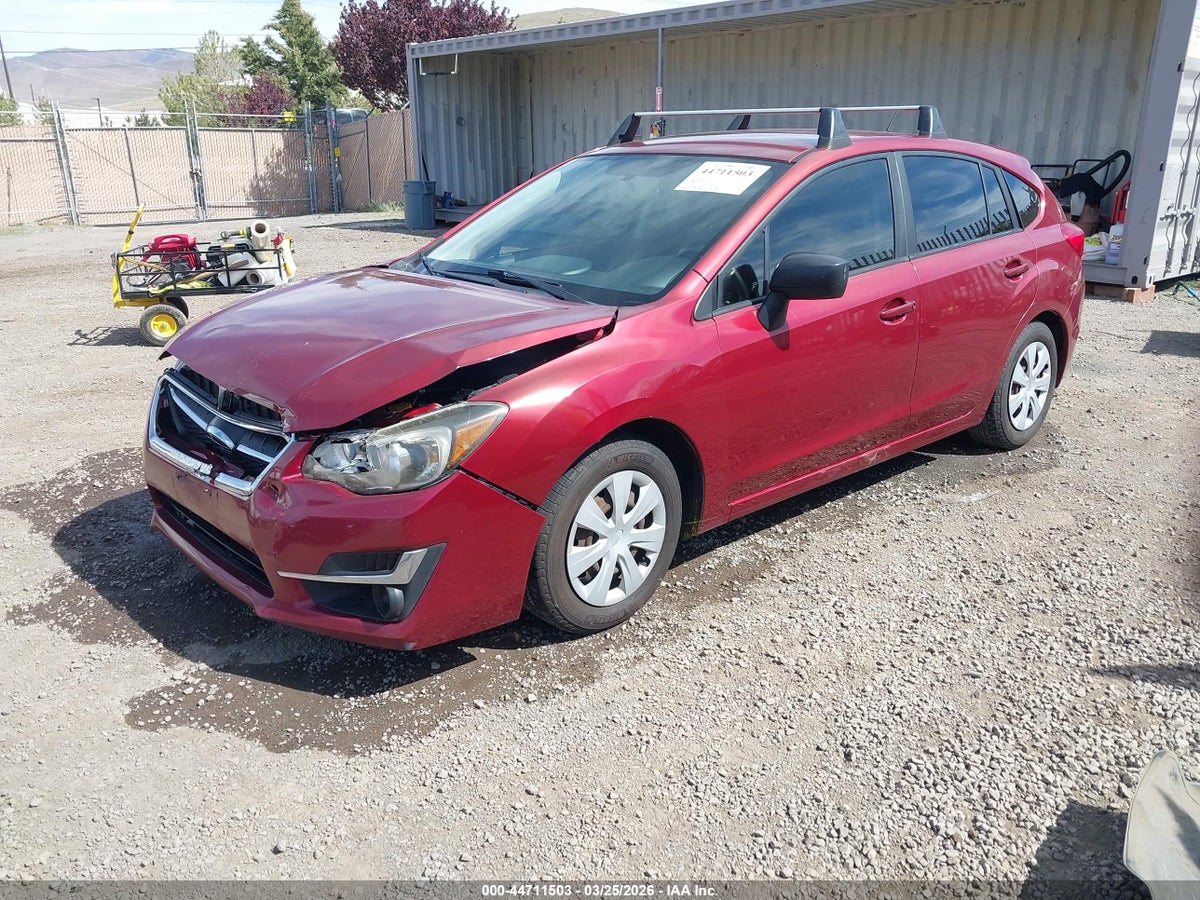 2016 SUBARU IMPREZA 2.0I — снимка 2
