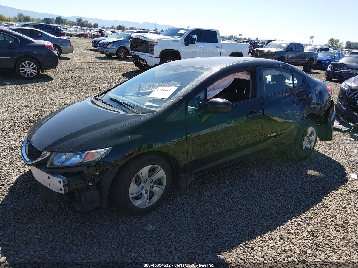 2015 HONDA CIVIC LX — снимка 2