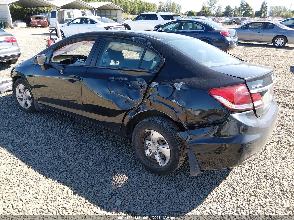 2015 HONDA CIVIC LX — снимка 3
