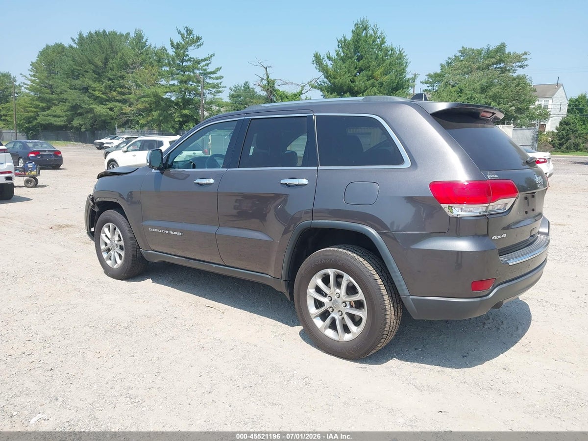 2014 JEEP GRAND CHEROKEE LIMITED — снимка 3