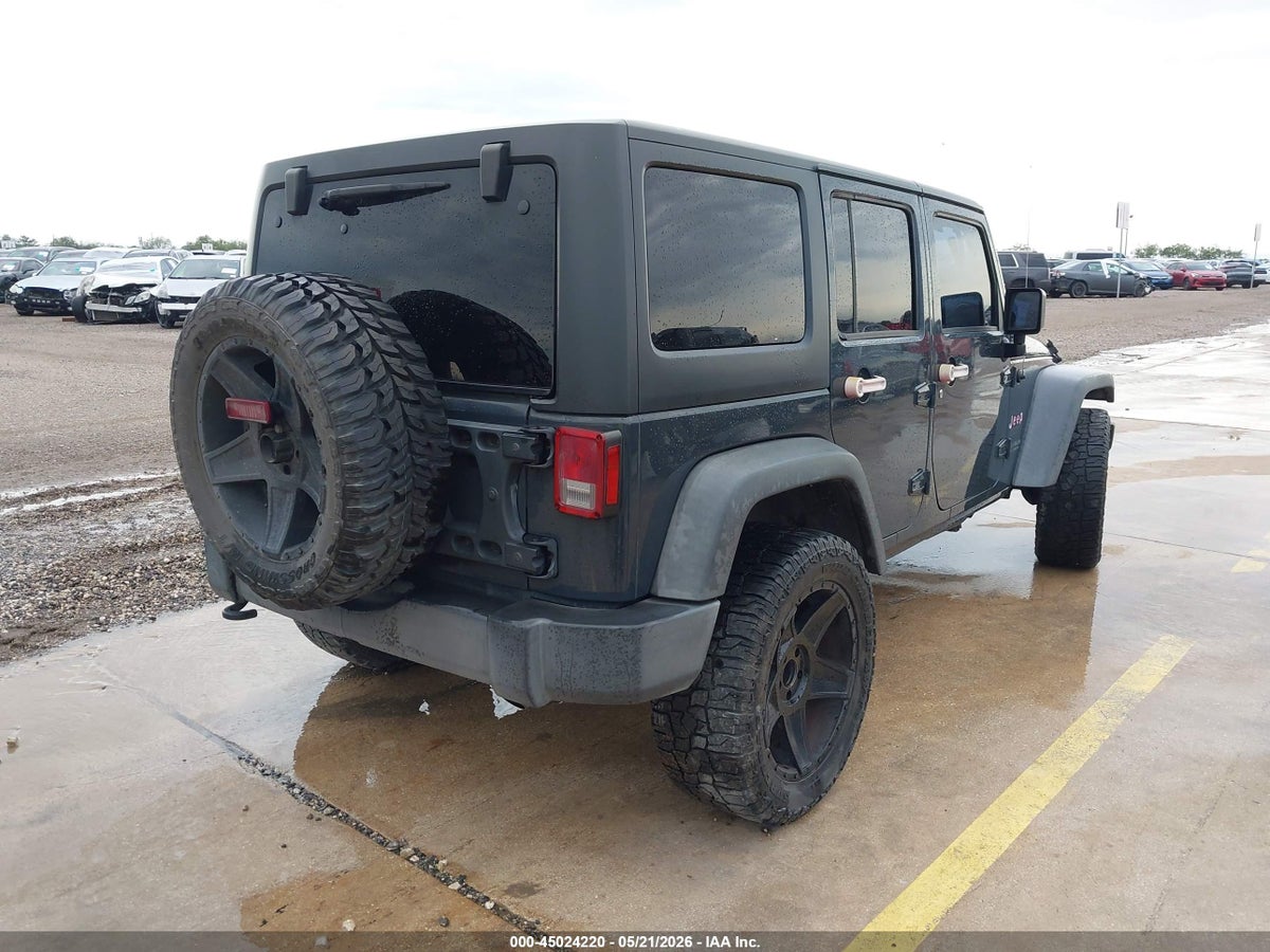 2017 JEEP WRANGLER UNLIMITED SPORT 4X4 — снимка 4