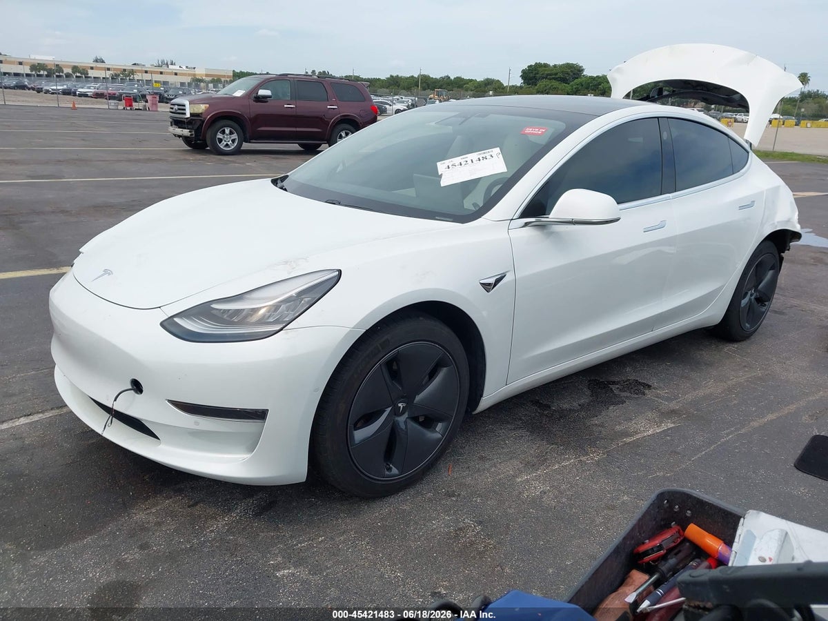 2020 TESLA MODEL 3 STANDARD RANGE PLUS REAR-WHEEL DRIVE/STANDARD RANGE REAR-WHEEL DRIVE — снимка 2