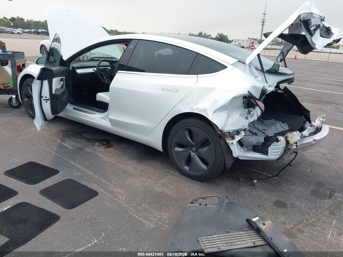 2020 TESLA MODEL 3 STANDARD RANGE PLUS REAR-WHEEL DRIVE/STANDARD RANGE REAR-WHEEL DRIVE — снимка 3