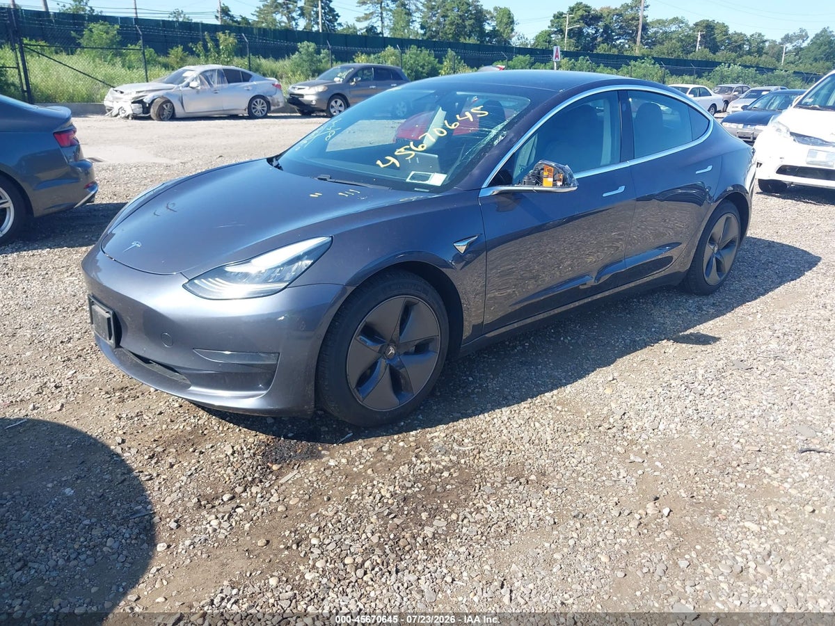 2020 TESLA MODEL 3 STANDARD RANGE PLUS REAR-WHEEL DRIVE/STANDARD RANGE REAR-WHEEL DRIVE — снимка 2