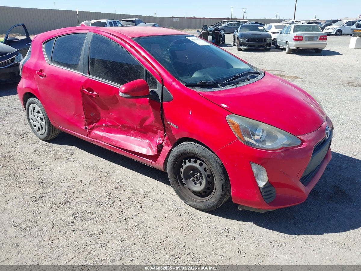 2016 TOYOTA PRIUS C ONE