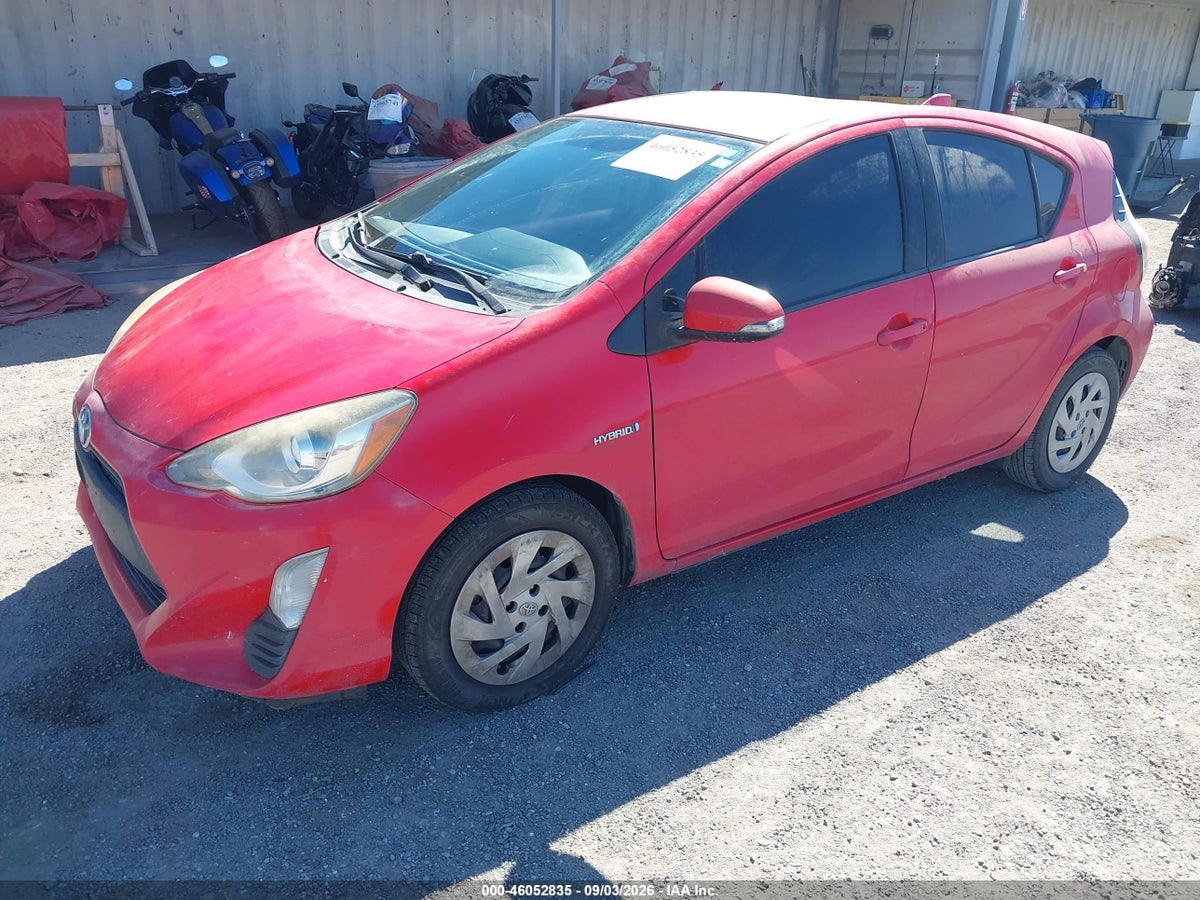 2016 TOYOTA PRIUS C ONE — снимка 2