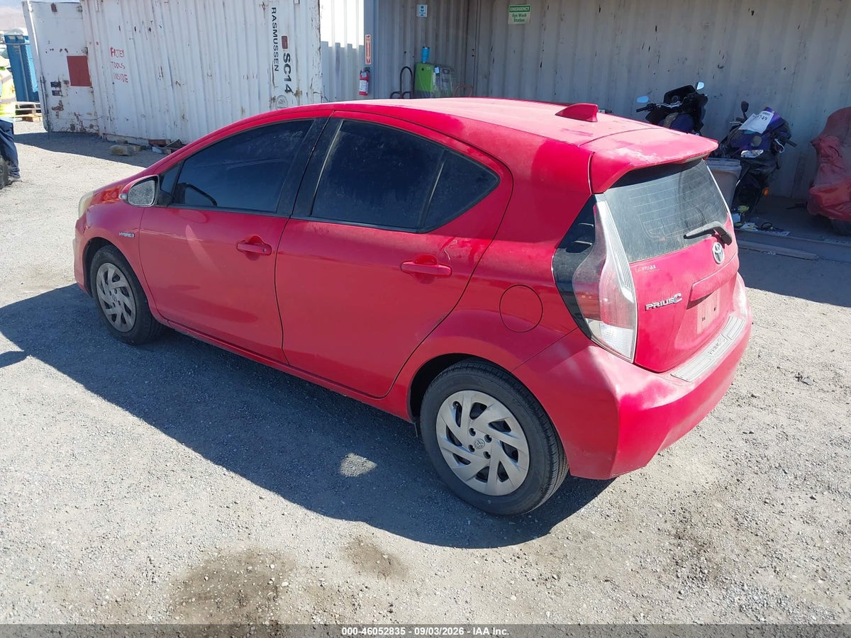 2016 TOYOTA PRIUS C ONE — снимка 3