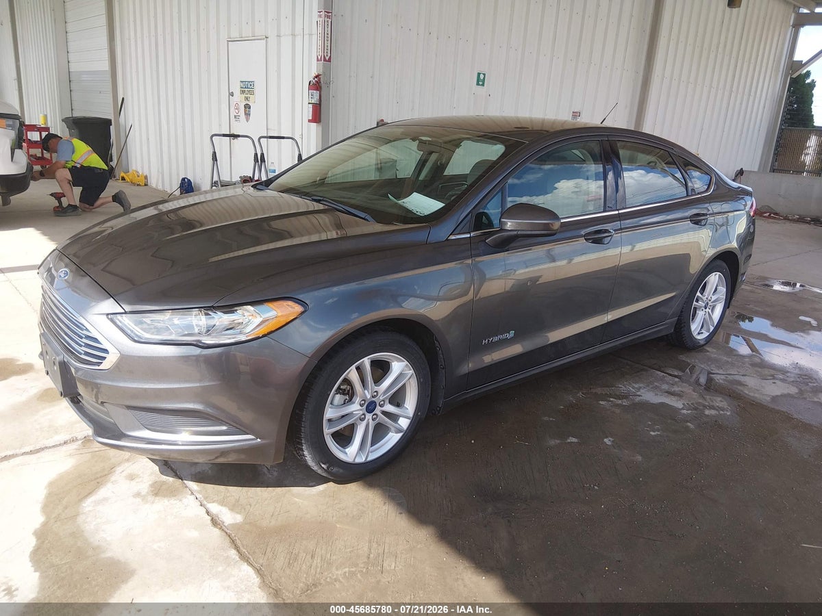 2018 FORD FUSION HYBRID S — снимка 2