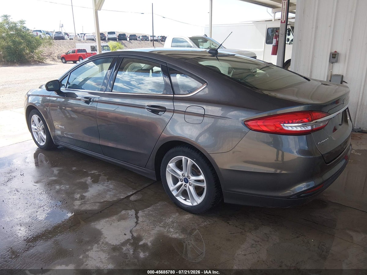 2018 FORD FUSION HYBRID S — снимка 3