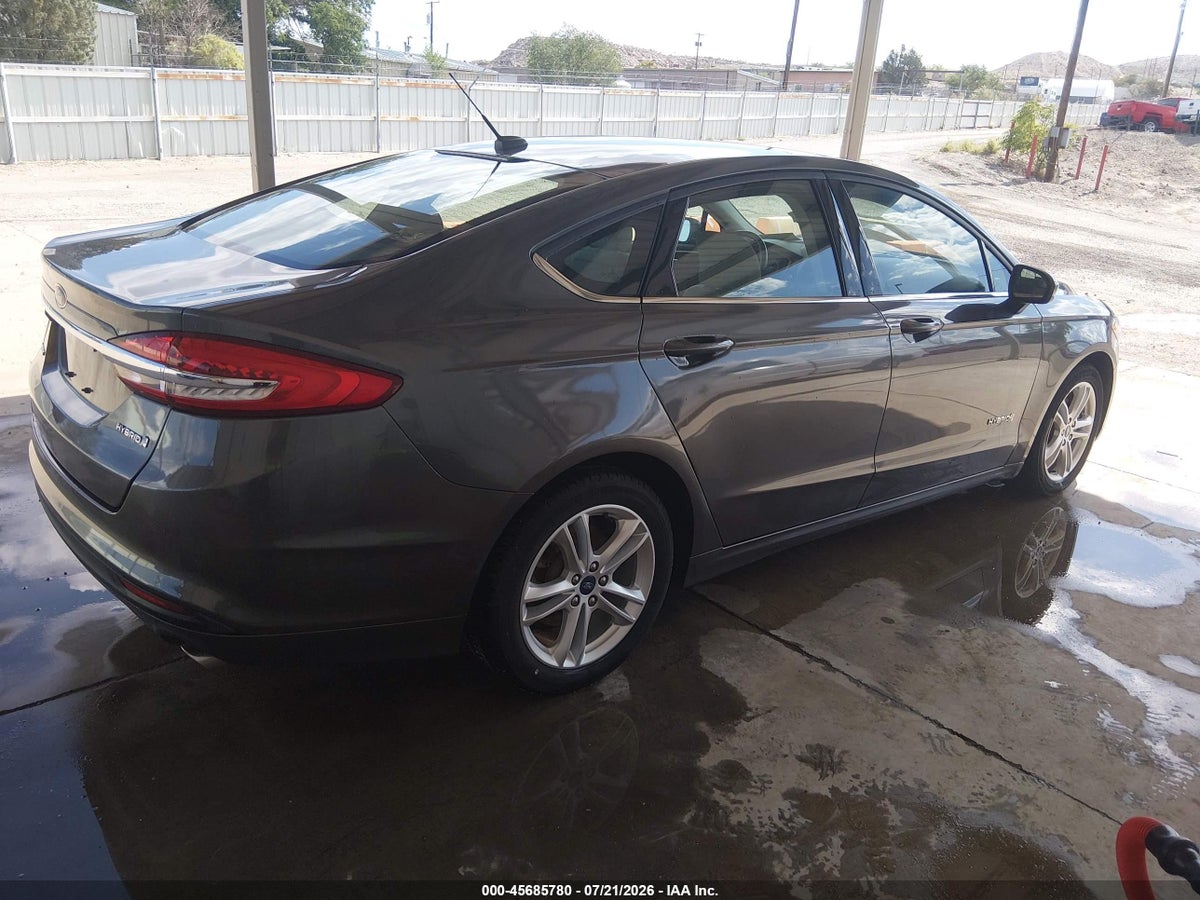 2018 FORD FUSION HYBRID S — снимка 4