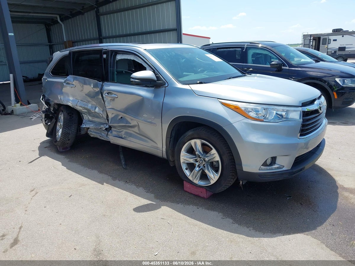 2016 TOYOTA HIGHLANDER LIMITED V6