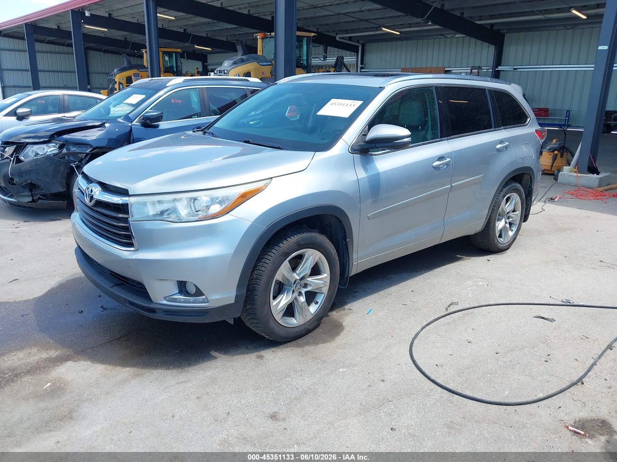 2016 TOYOTA HIGHLANDER LIMITED V6 — снимка 2