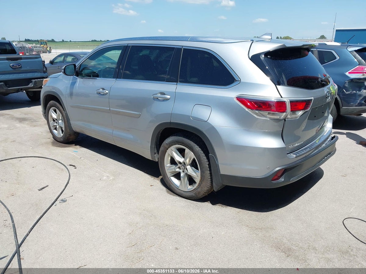2016 TOYOTA HIGHLANDER LIMITED V6 — снимка 3