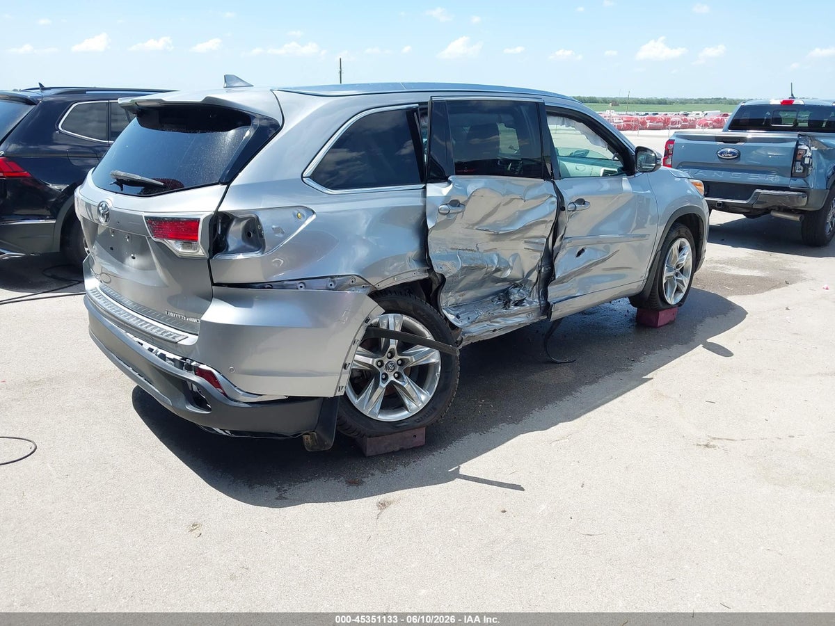 2016 TOYOTA HIGHLANDER LIMITED V6 — снимка 4