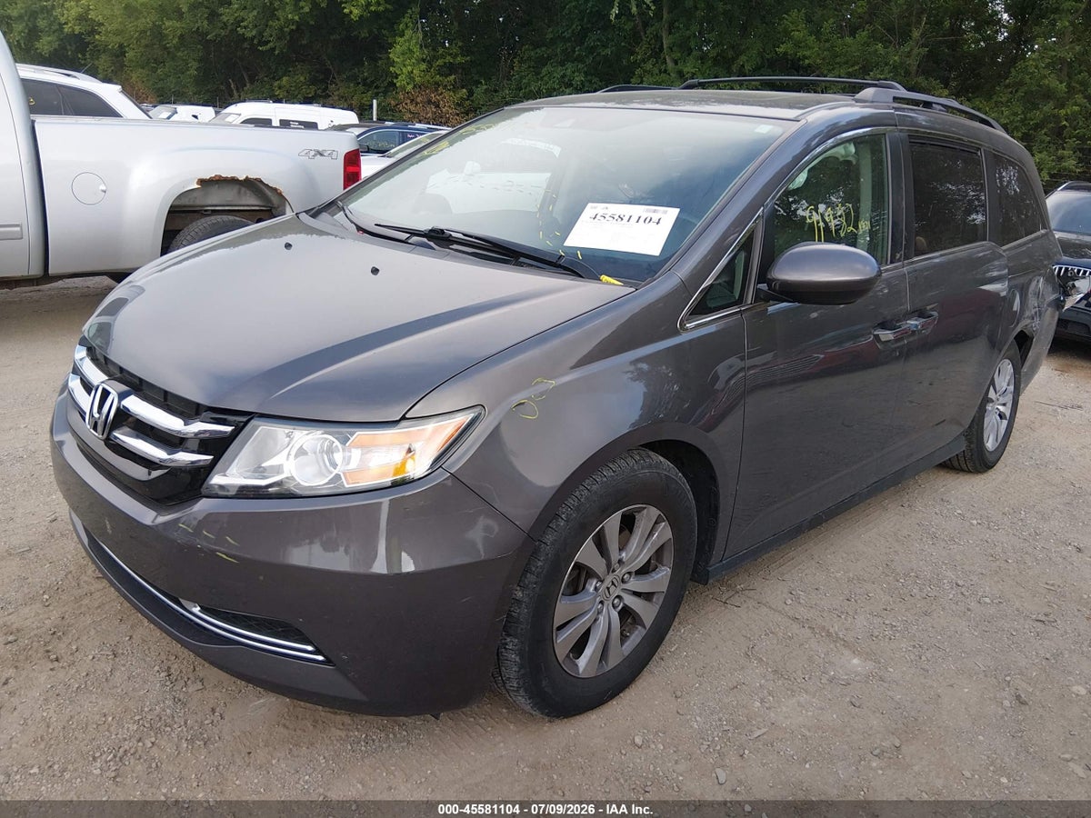 2017 HONDA ODYSSEY EX-L — снимка 2