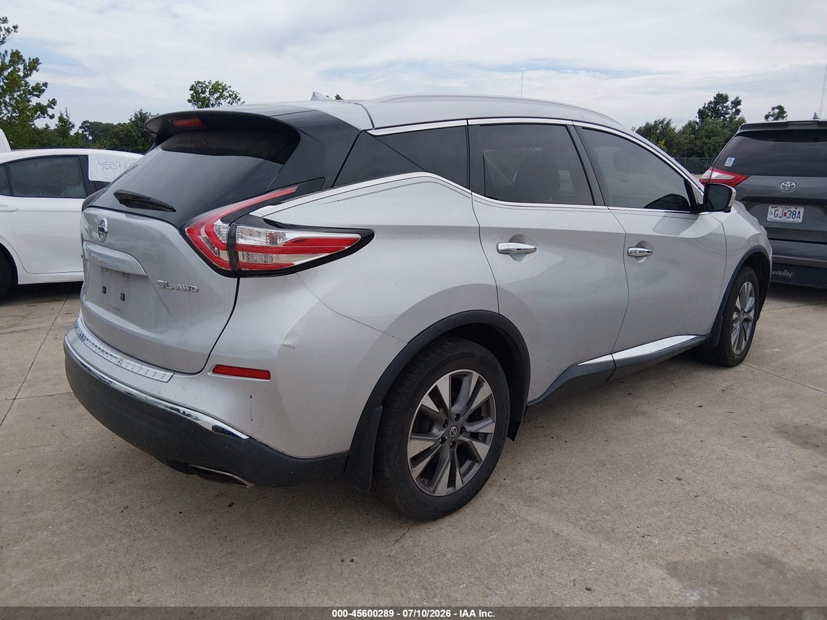 2015 NISSAN MURANO SL — снимка 4