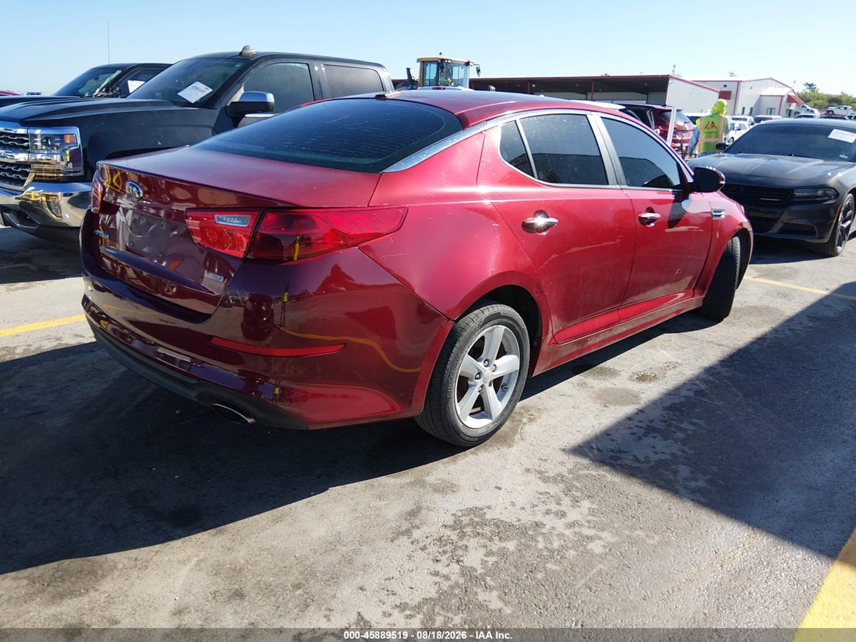 2014 KIA OPTIMA LX — снимка 4