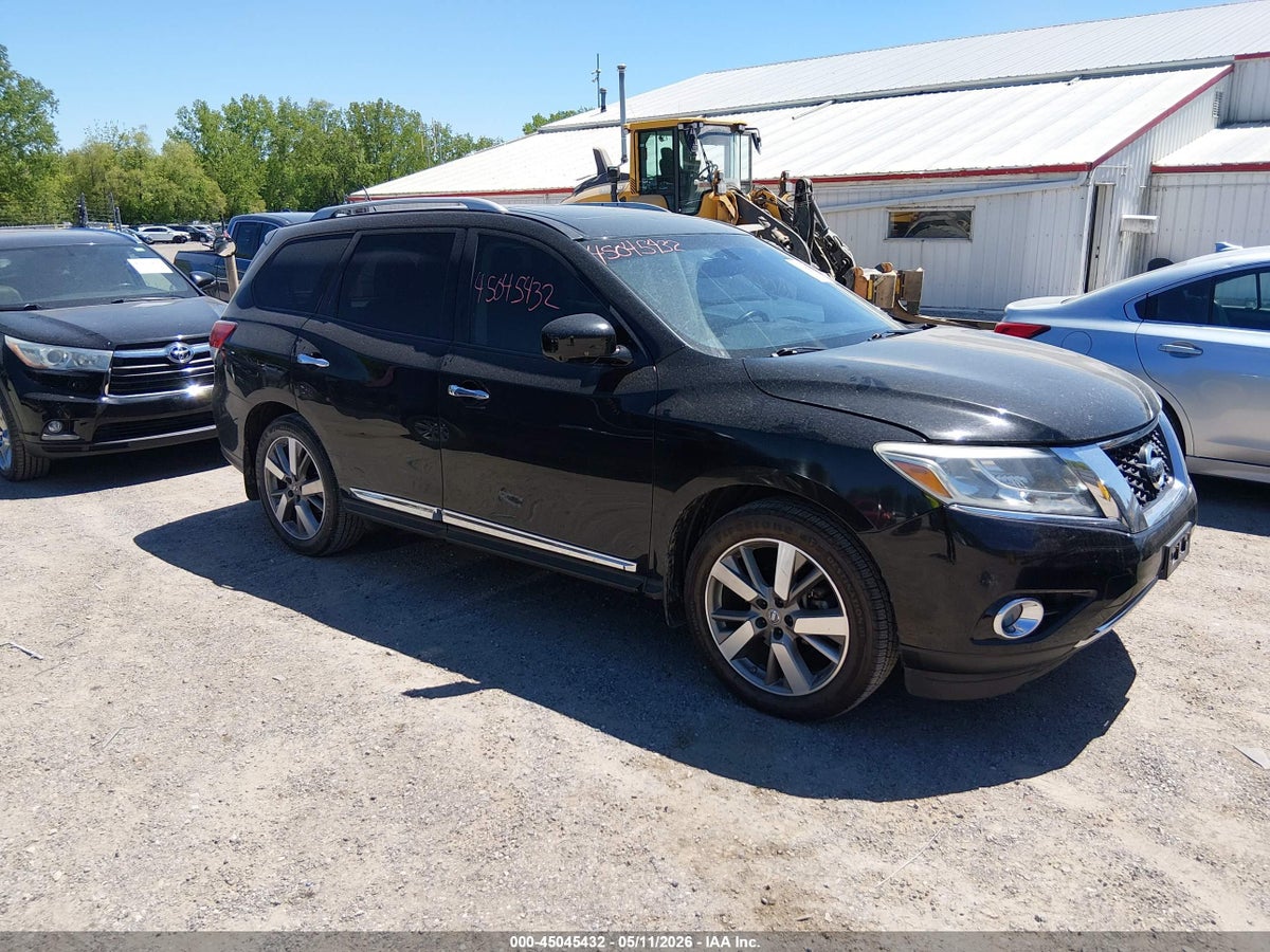 2014 NISSAN PATHFINDER PLATINUM
