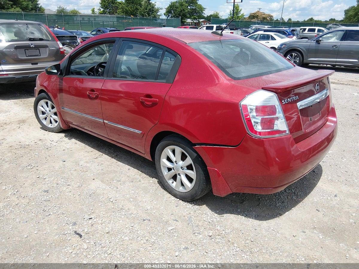 2012 NISSAN SENTRA 2.0 SL — снимка 3