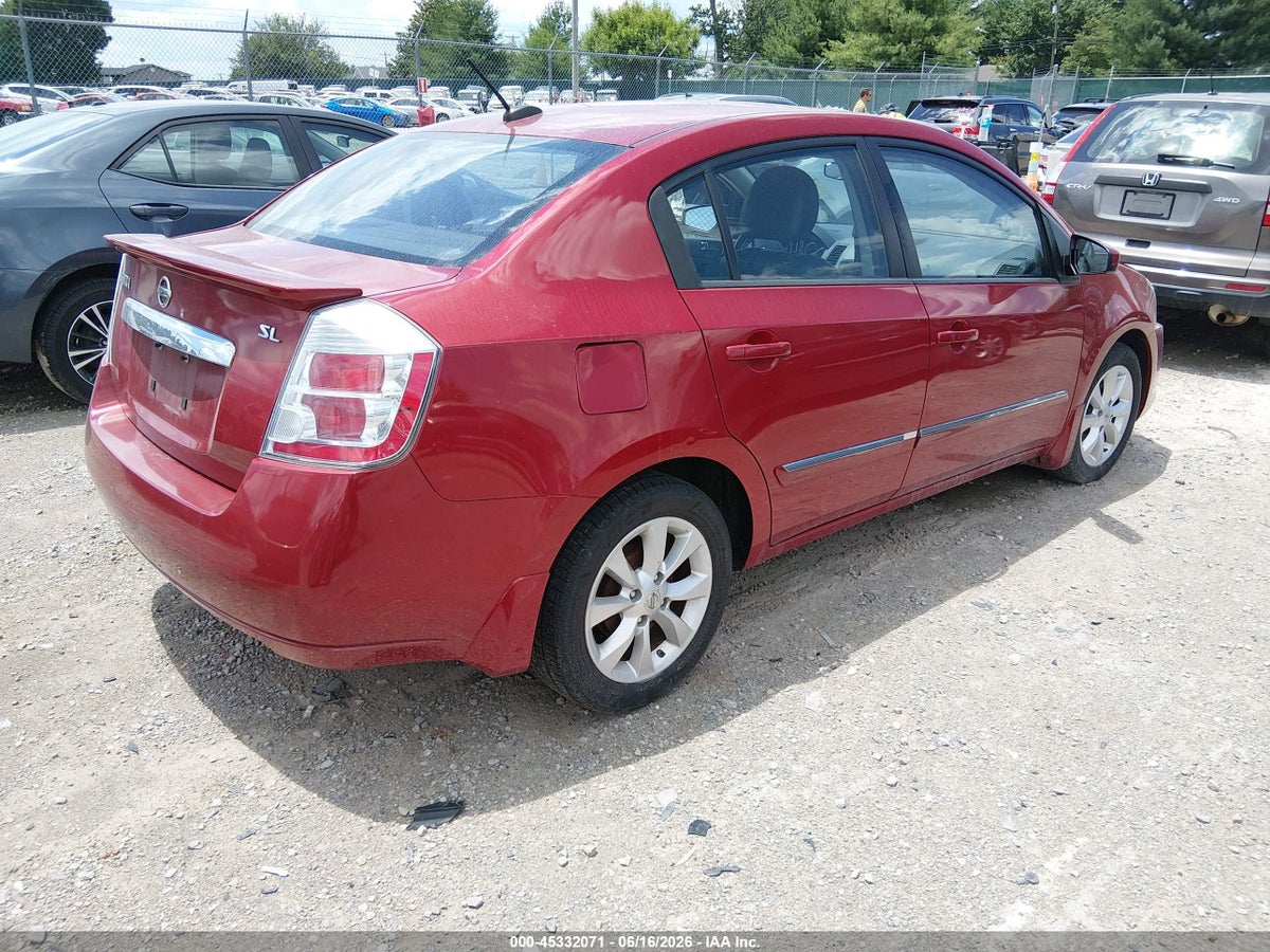 2012 NISSAN SENTRA 2.0 SL — снимка 4