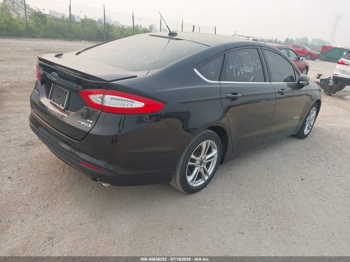 2016 FORD FUSION HYBRID SE — снимка 4
