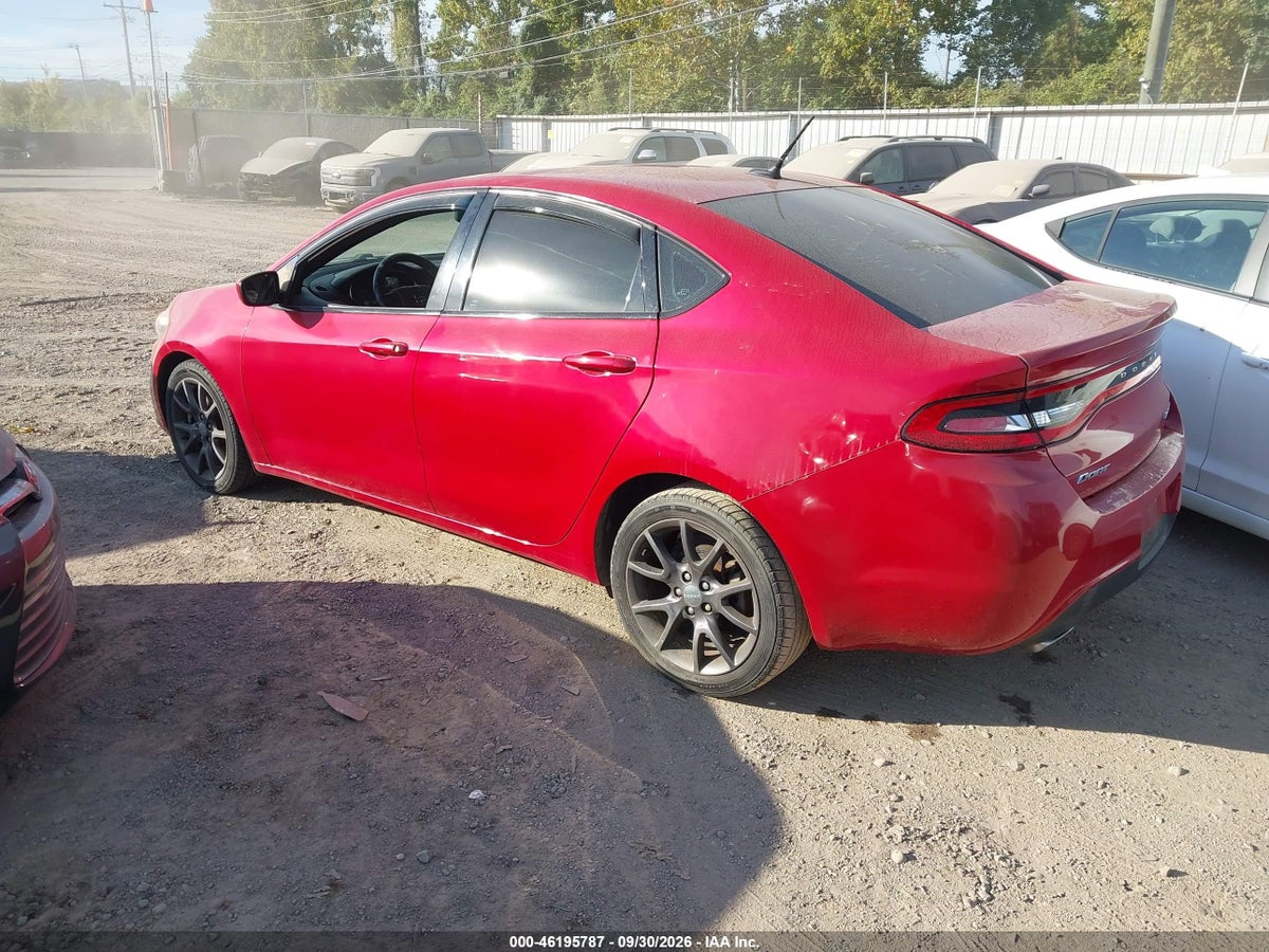 2016 DODGE DART SXT — photo 3