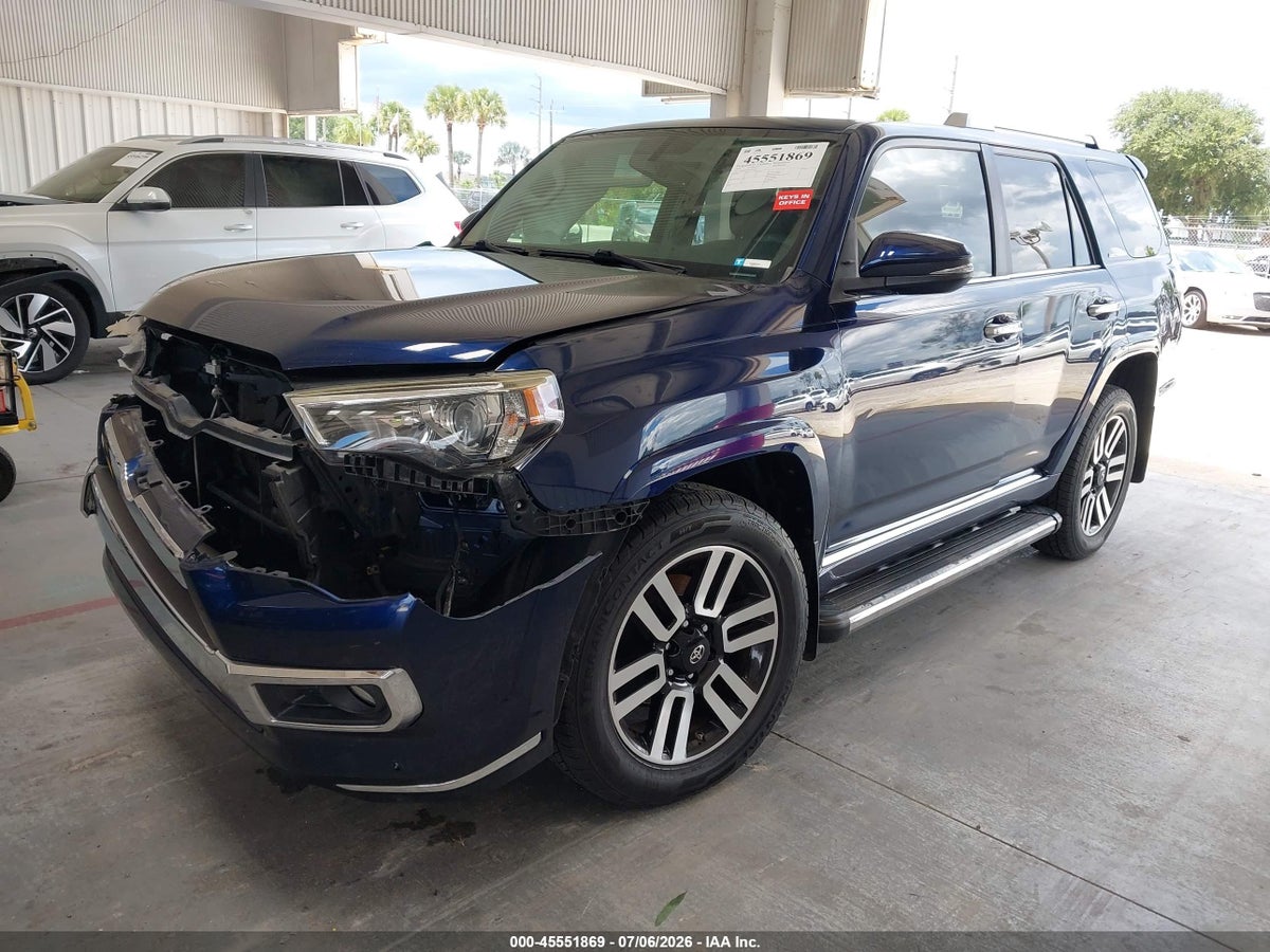 2019 TOYOTA 4RUNNER LIMITED — снимка 2