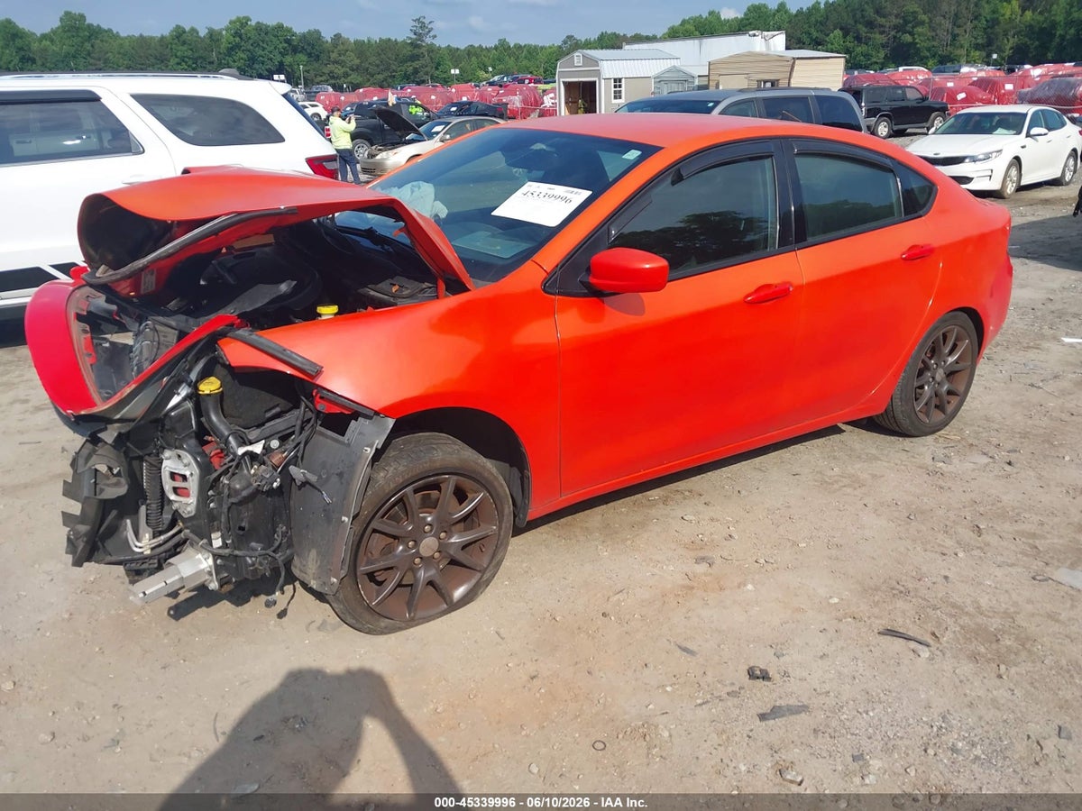 2016 DODGE DART SXT — снимка 2