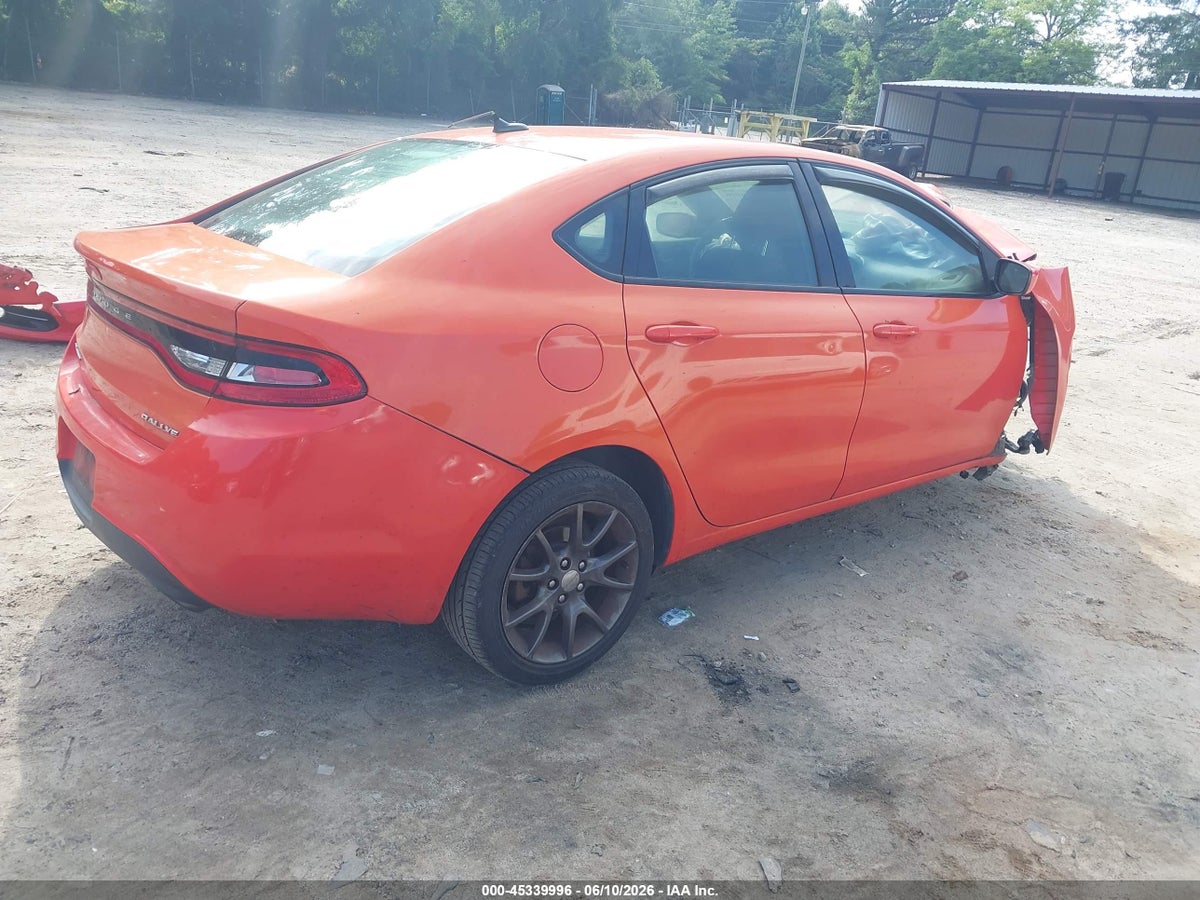 2016 DODGE DART SXT — снимка 4