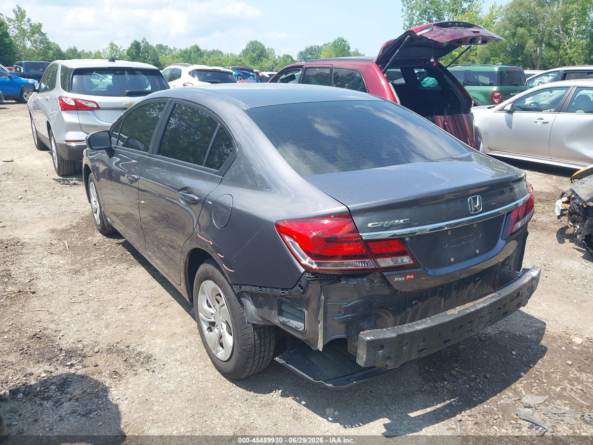 2014 HONDA CIVIC LX — снимка 3
