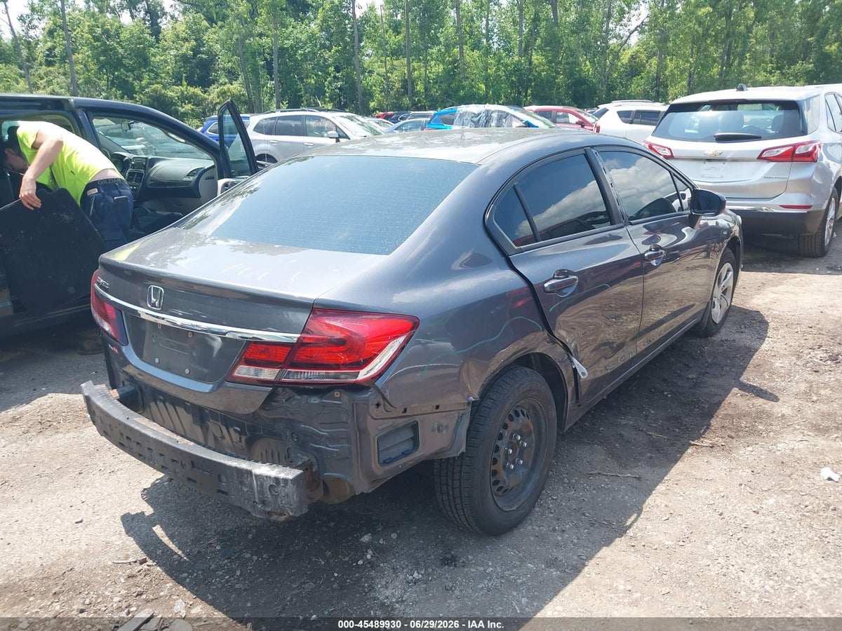 2014 HONDA CIVIC LX — снимка 4