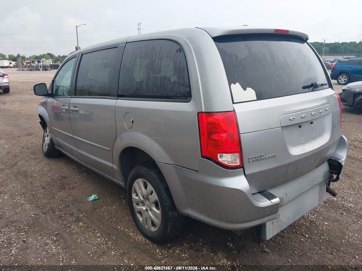 2016 DODGE GRAND CARAVAN SE — снимка 3