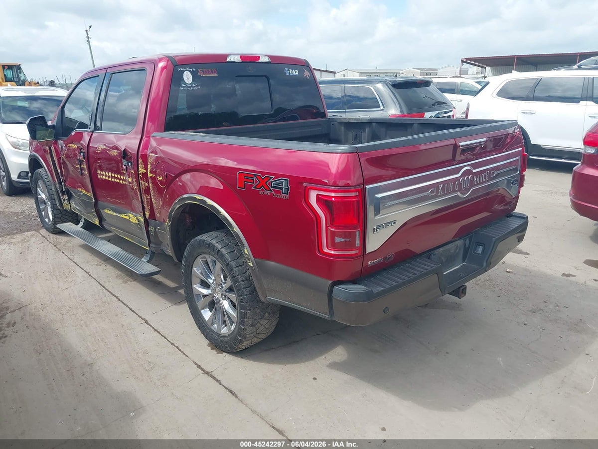 2017 FORD F-150 KING RANCH — снимка 3