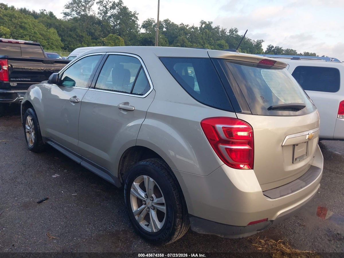 2016 CHEVROLET EQUINOX LS — снимка 3