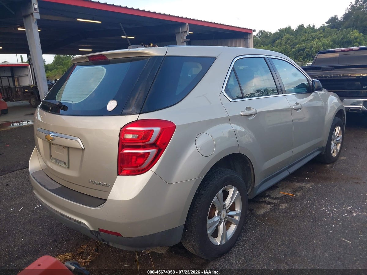 2016 CHEVROLET EQUINOX LS — снимка 4