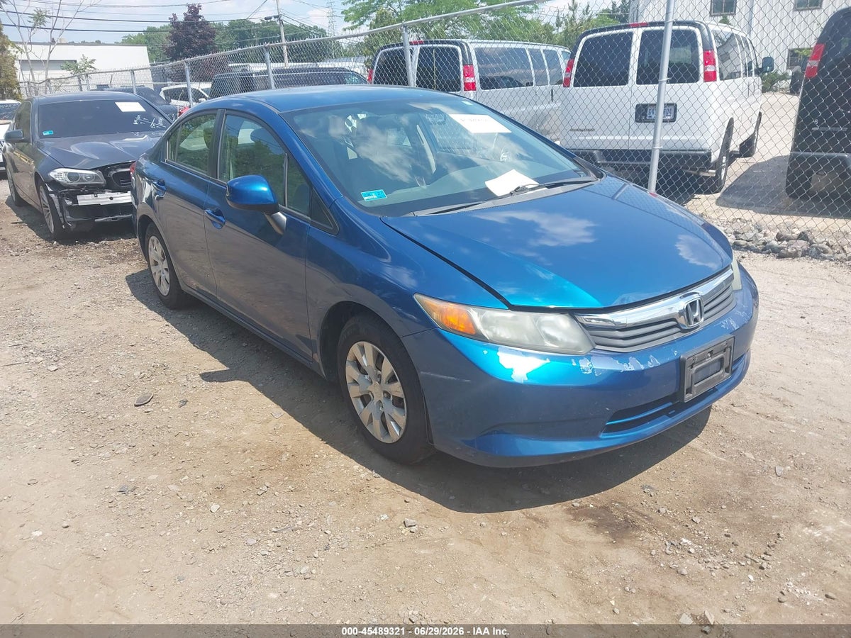 2012 HONDA CIVIC LX